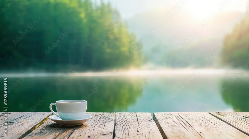 Reflecting on goals in the peaceful morning light. Reflecting on goals in the peaceful morning light.