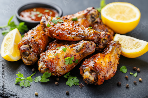 Lemon Pepper Wet Chicken Wings