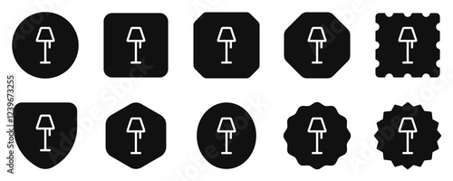 Editable stand lamp vector icon. Part of a big icon set family. Perfect for web and app interfaces, presentations, infographics, etc