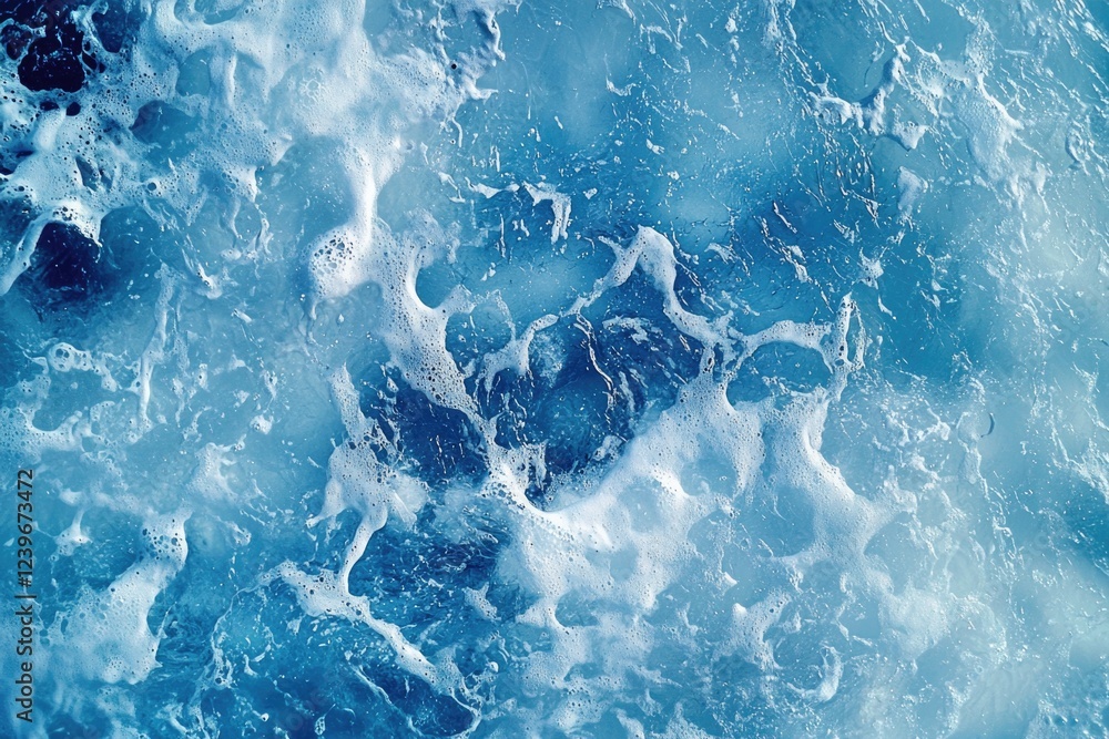 Splashes of water in a close-up shot with strong focus on motion. Splashes of water in a close-up shot with strong focus on motion.