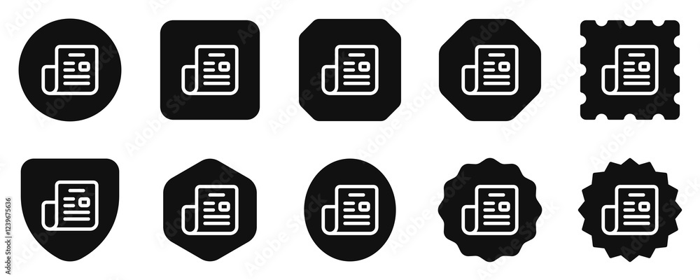 Editable newspaper, newsletter vector icon. Part of a big icon set family. Perfect for web and app interfaces, presentations, infographics, etc Editable newspaper, newsletter vector icon. Part of a big icon set family. Perfect for web and app interfaces, presentations, infographics, etc