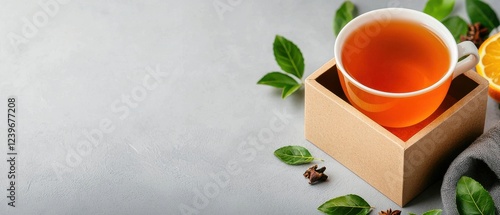 Natural Wellness Gift Basket Organic Herbal Teas Customizable for Friends and Family Relaxing and Soothing Tea Box Set
