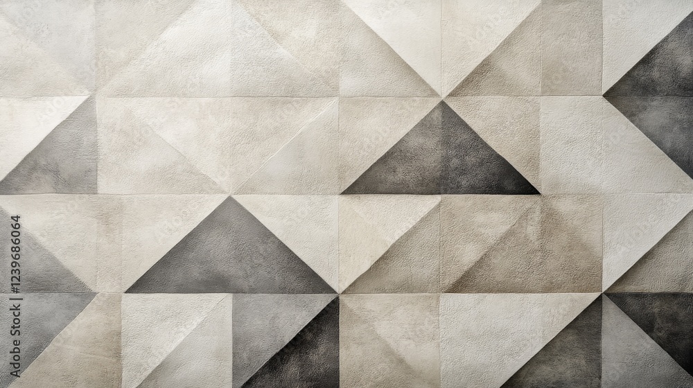Abstract Geometric Pattern in Grey and Beige Tones Abstract Geometric Pattern in Grey and Beige Tones