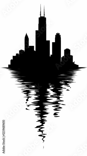 City Skyline Silhouette Ref...