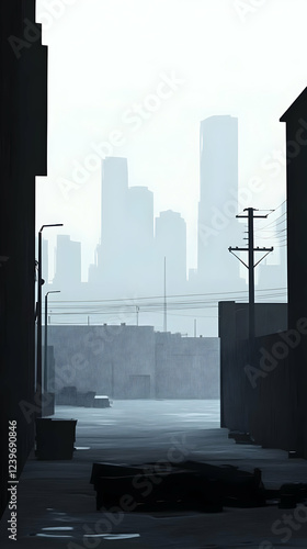 Dark Alleyway Leads to a Mi...
