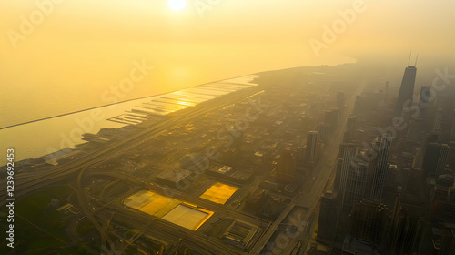 Golden Sunrise Illuminates ...
