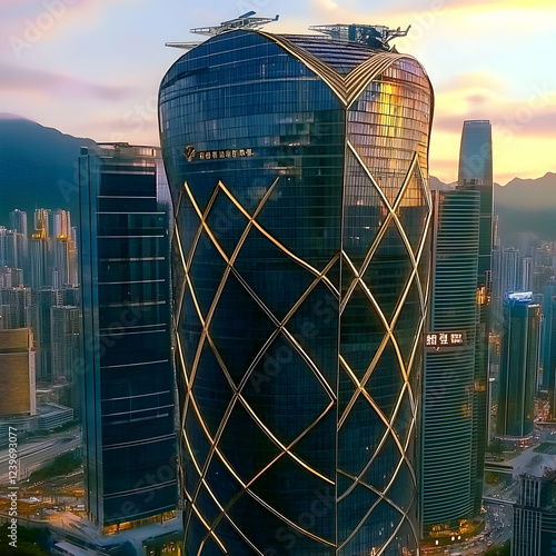 Modern Skyscraper Stands Ta...