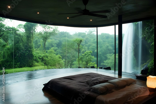 Modern Bedroom Showcases Lu...