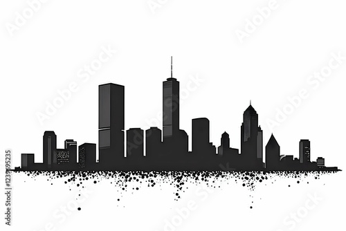 Black and White Cityscape S...