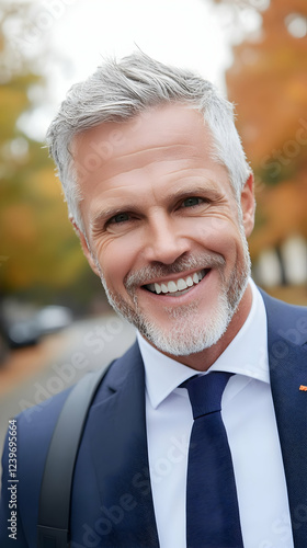 Portrait of a Smiling Matur...