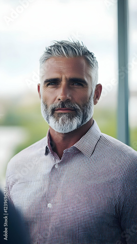 Portrait of a Mature Man wi...