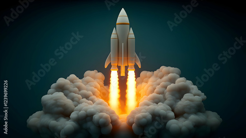 3D Rocket Launches with Fie...