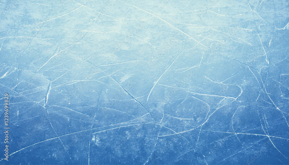 Cracked Ice Rink Rough Grunge Texture with Frosty Blue Cracked Ice Rink Rough Grunge Texture with Frosty Blue