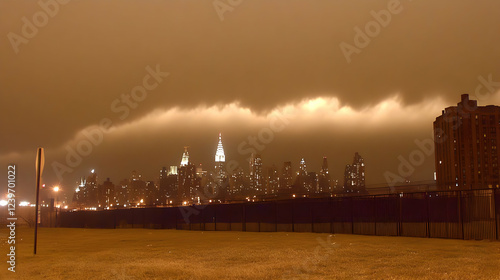 Cityscape at Night Illumina...