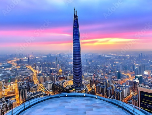Skyscraper dominates citysc...