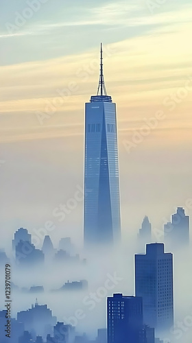 Skyscraper Pierces Through ...