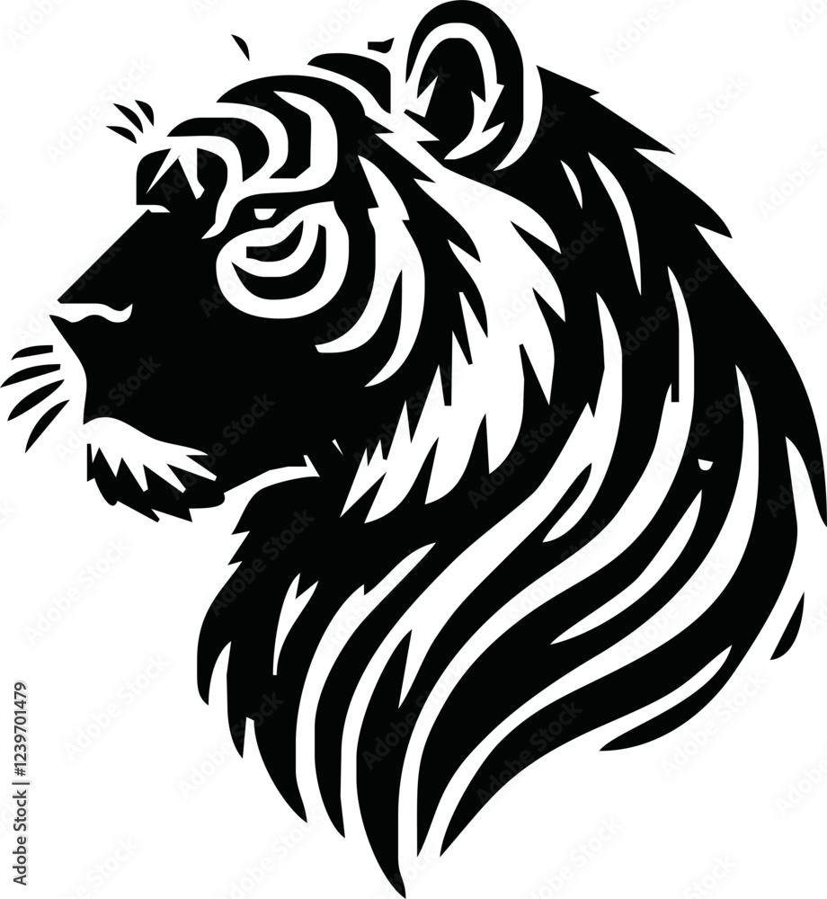 Strong and angry Tiger. The wild animal has huge muscles.vector logo or mascot for boxing team. Strong and angry Tiger. The wild animal has huge muscles.vector logo or mascot for boxing team.