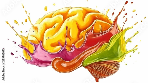 Colorful Paint Splatter Exp...
