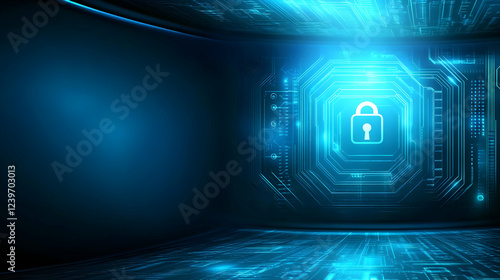 Cybersecurity lock protects...