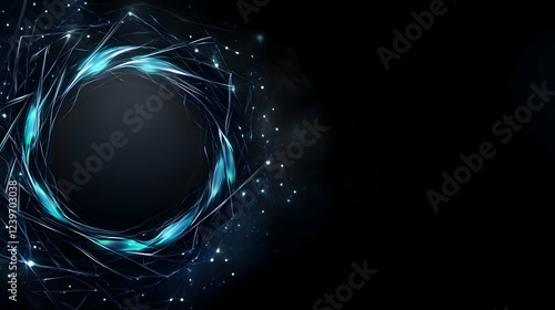 Abstract Background with Gl...