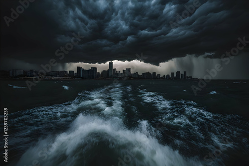 Dark Storm Clouds Gather Ov...