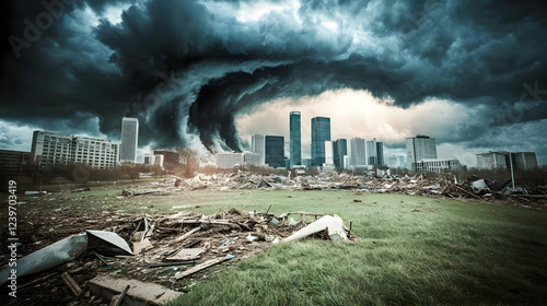 Destructive Tornado Approac...