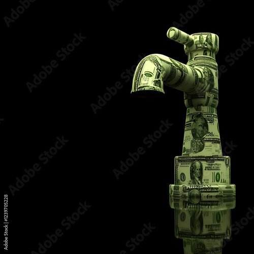 Money Faucet Shows Flow of ...