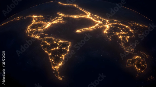 Earth at Night: City Lights...