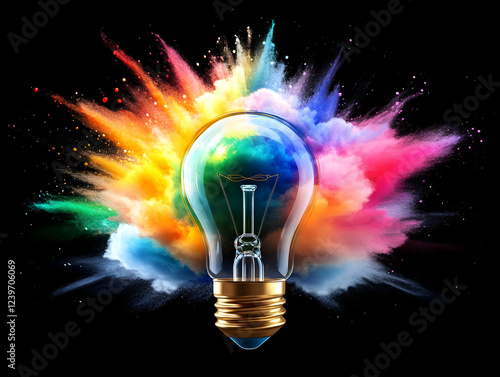 Light Bulb Explodes with Co...