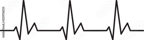 Vector Heart Cardiogram