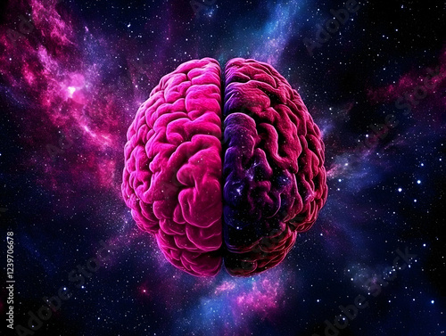 Pink and Purple Brain Float...