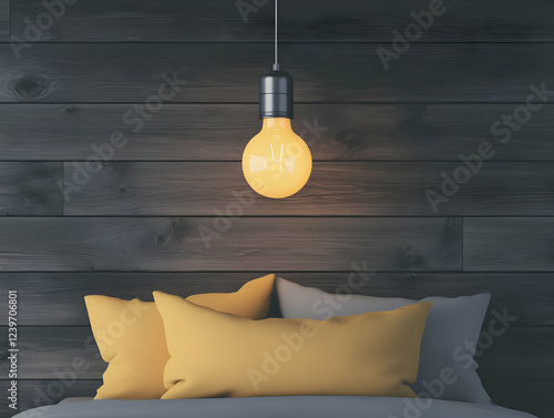 Glowing Light Bulb Illumina...