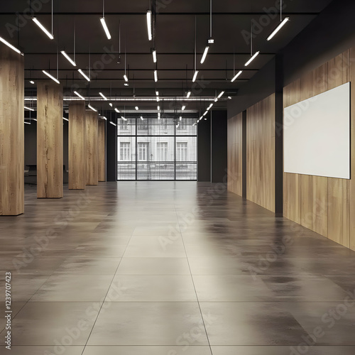 Modern empty office interio...