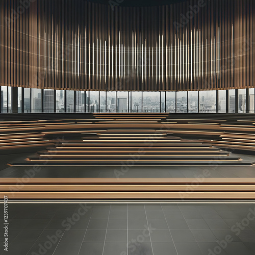 Modern Auditorium Interior ...