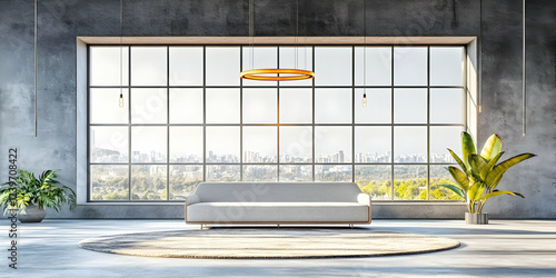 Modern Living Room Interior...