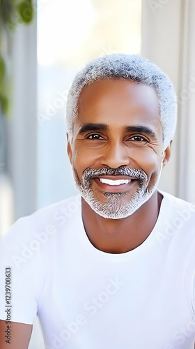 Portrait of a Happy Mature ...