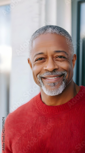 Portrait of a Smiling Senio...