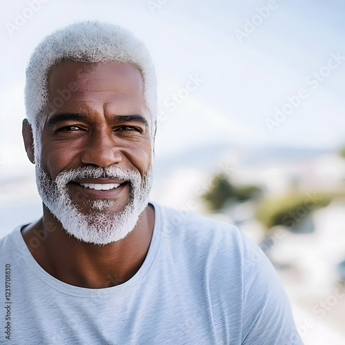 Portrait of a Smiling Senio...