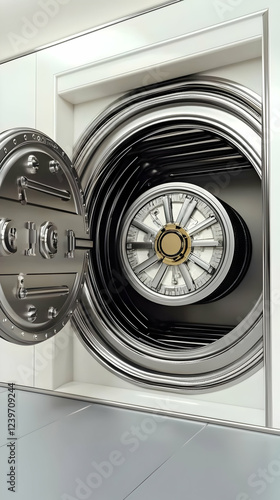 Open Bank Vault Door Reveal...
