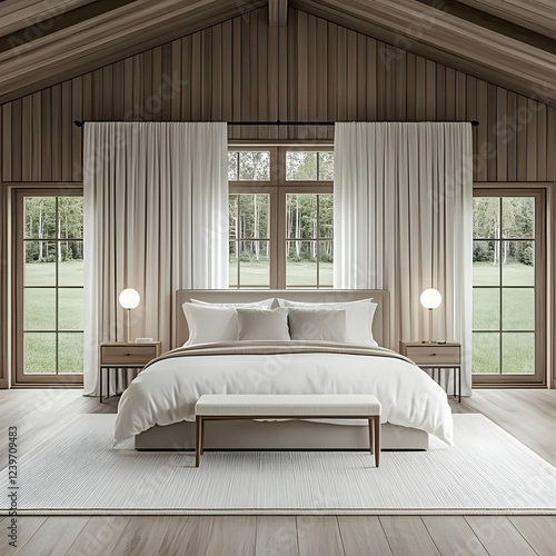 Modern Minimalist Bedroom D...