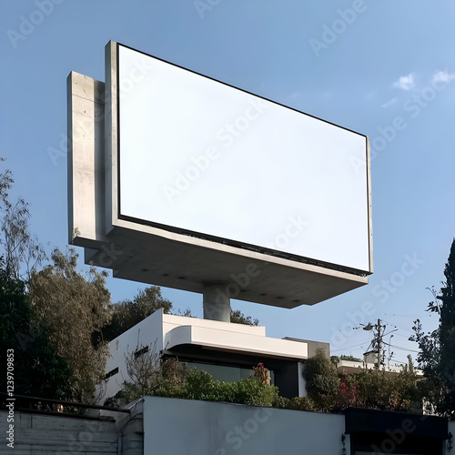 Large Blank Billboard Stand...