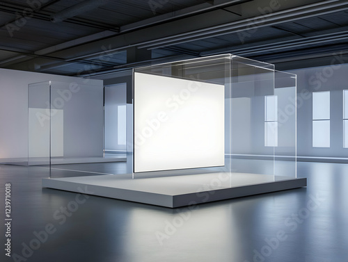 Modern Gallery Interior wit...