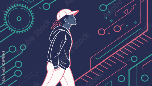 Dynamic Individual Hacking on Laptop Amidst Digital Circuits