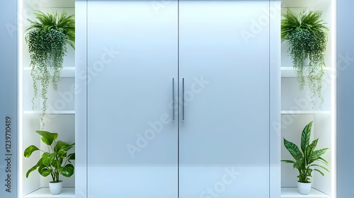 Modern White Wardrobe with ...
