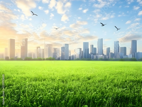 Cityscape meets nature: Mod...