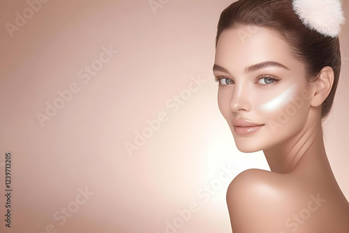 Beautiful Woman with Flawle...