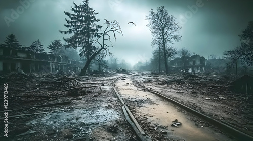 Desolate Road Runs Through ...