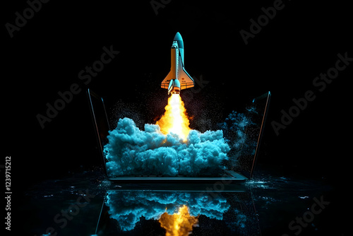 Space Shuttle Launching fro...