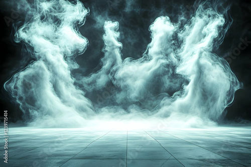 Abstract background with sw...