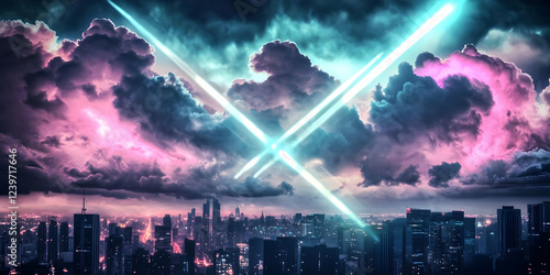 Two Beams of Light Cross Ab...